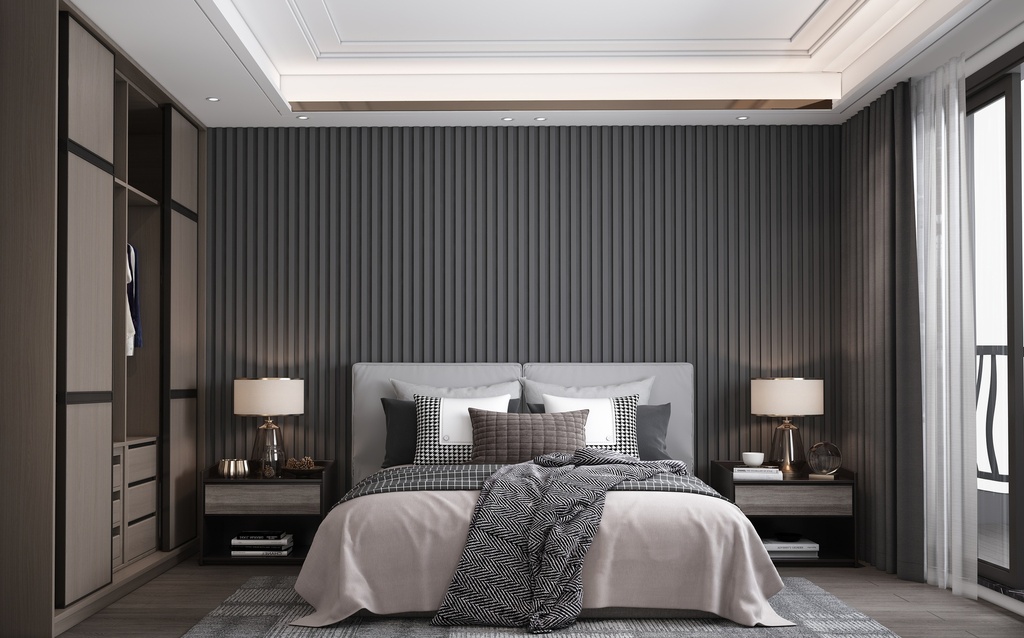 MDF-EWP - DOUBLE COLOR - 30x280 cm - PM01 - ONIX GRAY