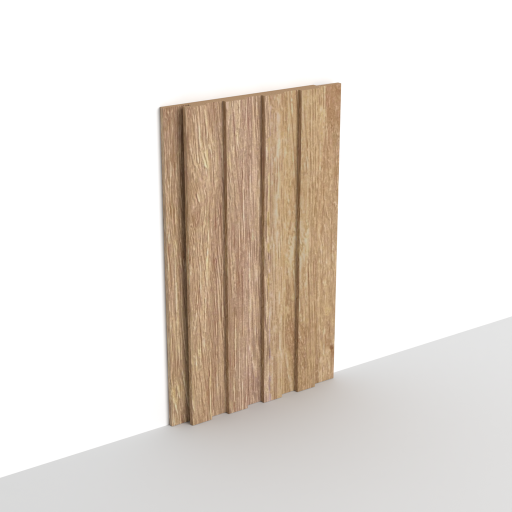 MDF - WP12 - Wall Panel - 12 mm - 15.7 x 280 cm - 3D01 - LIGHT OAK