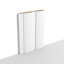 MDF - WP06 - Wall Panel - 18 mm - 14.8 x 280 cm - Y23 - SOFT WHITE