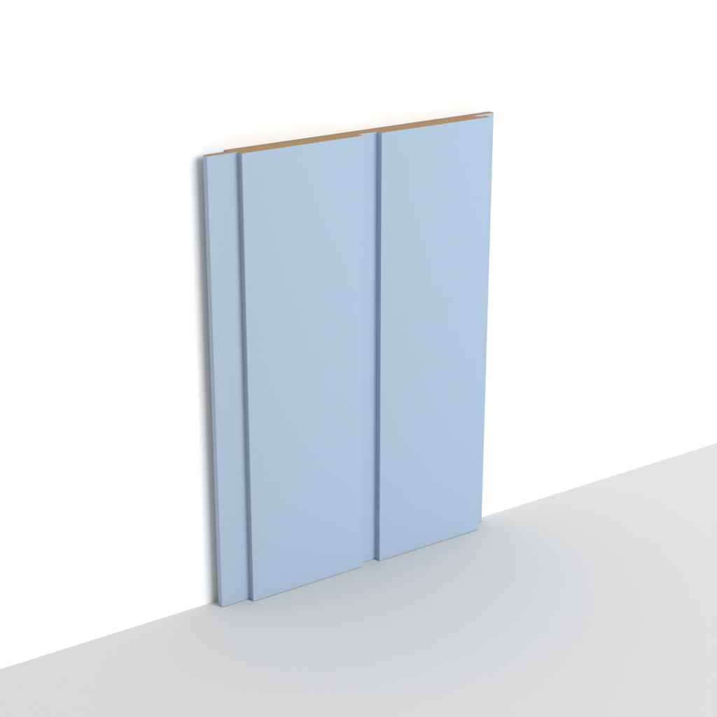 MDF - WP15 - Wall Panel - 10 mm - 18.7 x 280 cm - Y75 - SOFT BLUE