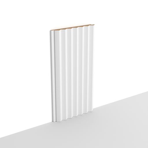 MDF - WP10 - Wall Panel - 12 mm - 12.6 x 280 cm - Y23 - SOFT WHITE